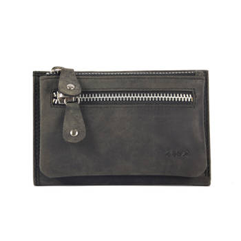 Portemonnee anti-skim - Portemonnee buffelleer - Portemonnee met 10 pasjes - Kleine portemonnee - portemonnee compact