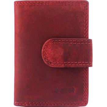 Credit card holder Red Wallet - wallet ladies - wallet men - wallet cards - Wallet credit card - Wallet with credit card