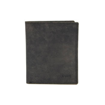 Portemonnee met veel pasjesruimte - 14 pasjes - Heren portemonnee - dubbel gestikt portemonnee - Buffelleer portemonnee