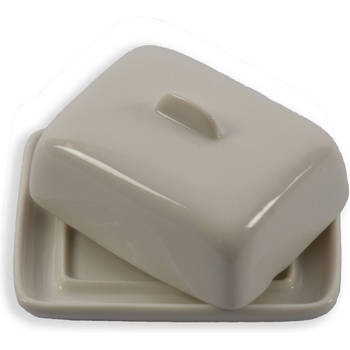 Stylish Ceramic Butterbox with Lid Chic White Butter Dish Durable and Sealable Perfect for Cooking & Dining