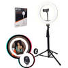 R2B Ringlamp met Statief - 10 Inch - 186 cm hoog - 30 lichtstanden - Ringlight - Ring Light - Ringlampen