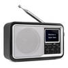 Draagbare DAB radio met Bluetooth - Audizio Parma - wekkerradio - FM radio - retro radio - Zilver