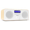 DAB Radio met FM - Audizio Novara - Stereo - 40 Watt - 20 Voorkeurszenders - Wit
