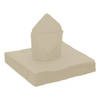 Santex feest servetten taupe/beige - 20x stuks - 40 x 40 cm - Feestservetten