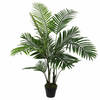 Mica Decorations grote Palm kunstplant - groen - H110 x D90 cm - Kunstplanten