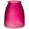 Bellatio Design Bloemenvaas - mat paars glas - D13 x H15 cm - Vazen