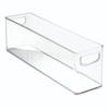 iDesign - Opbergbox met Handvaten, 10.2 x 40.6 x 12.7 cm, Stapelbaar, Kunststof, Transparant - iDesign Kitchen Binz