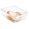 Koelkast Organizer met Handvat, 29.2 x 20.3 x 8.9 cm, Kunststof, Transparant - iDesign Linus