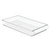 Koelkast Organizer, Laag, 20.3 x 36.8 x 5.1 cm, Stapelbaar Kunststof, Transparant - iDesign Fridge Binz