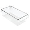 Koelkast Organizer met Handvat, 29.2 x 15.2 x 8.9 cm, Kunststof, Transparant - iDesign Linus