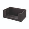 iDesign - Opbergbox, Open, 25.5 x 38 x 15 cm, Paulownia Hout, Zwart - iDesign The Home Edit