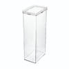 iDesign - Voorraadbus met Deksel, 10.2 x 15.2 x 30.8 cm, 3.5 L, Kunststof - iDesign The Home Edit