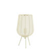 Light & Living - Tafellamp PLUMERIA - Ø25x45cm - Beige