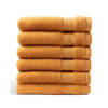 DoubleDry Handdoek Hotel Collectie - 6 stuks - 50x100 - oker geel