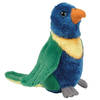 Pluche knuffel dieren Lori parkiet vogel van 15 cm - Vogel knuffels