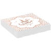 Santex suikerfeest/Ramadan servetten - 40x - papier - 33 x 33 cm - Feestservetten