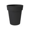 Bloempot Green basics top planter hoog 35 cm living black elho