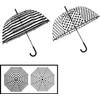 Umbrella polka dot and stripe design Dome umbrella Transparent PVC Ø 86 CM faithful -