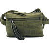 Tas - tassen - bags - Bag- Bicky Bernard- Harmonica 3-Vaks tasje - schoudertasje - crossbody tasje - Olive