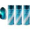 3x Spuitverf Spuitlak Spuitbus turquoise metallic 3010 / 2125 Vernis Sneldrogend Transparant Binnen &