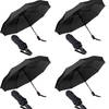 4x Automatic Storm Umbrella - Umbrella - Automatic, Foldable & Windproof up to 100km p/h - Ø 95 cm - 9 panels - Double