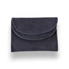 Navy Portemonnee Dames - 4east - Compact - Lichtgewicht - Echt Leder - 9x2.5x7cm met 1 vakken en 1 munten vak