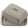 Stylish Ceramic Butterbox with Lid Chic White Butter Dish Durable and Sealable Perfect for Cooking & Dining