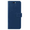 Basey Samsung Galaxy S22+ Hoesje Book Case Kunstleer Cover Hoes - Donkerblauw