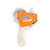 1stuk tape dispenser incl.2tapes (15x48cm) - Wit & Oranje Plakbandhouder - Plastic & Metaal
