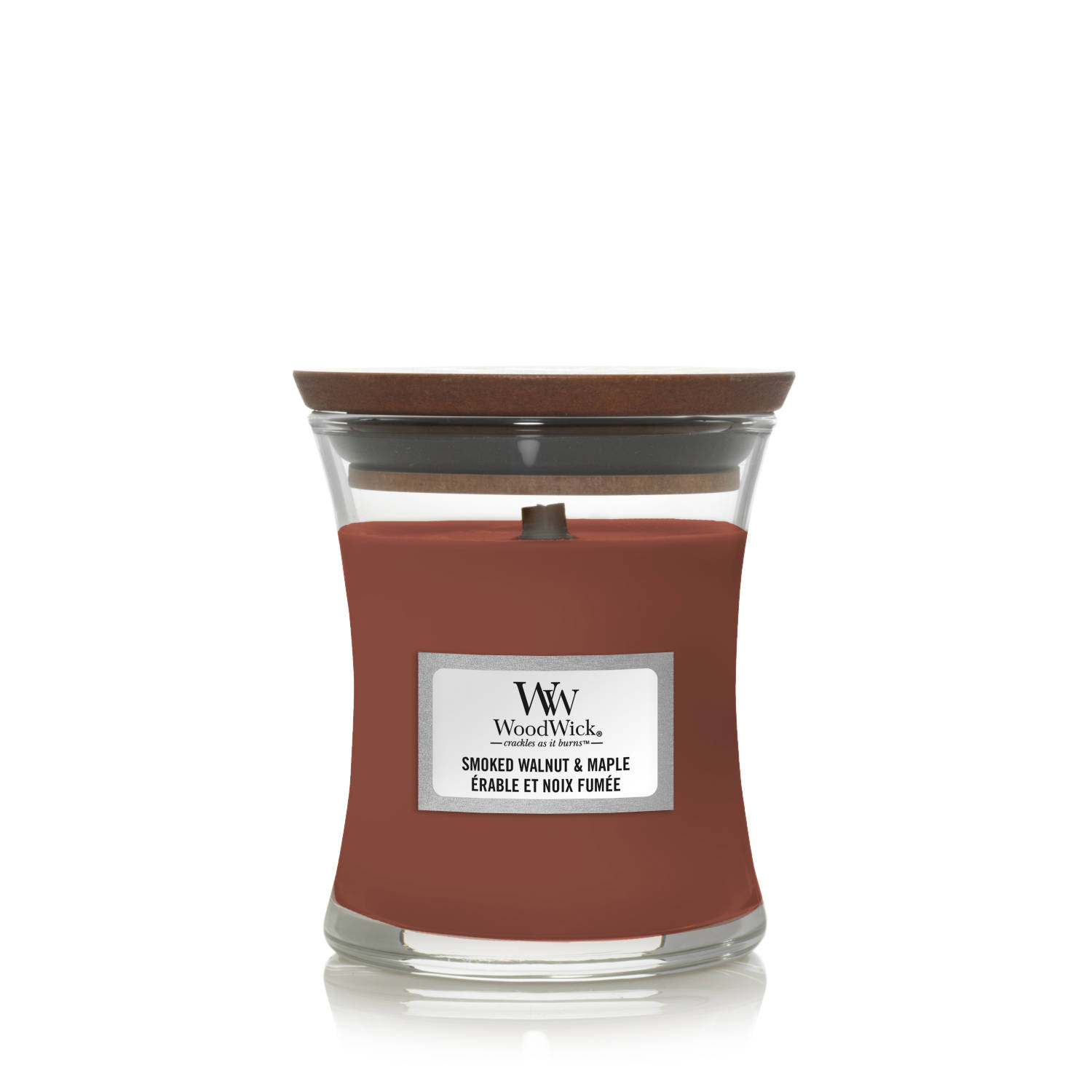 Woodwick WW Smoked Walnut & Maple Mini Candle