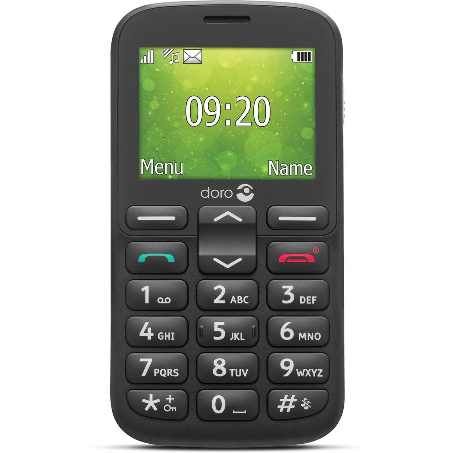 Doro 1381 Eenvoudige 2G GSM Met 2MP Camera (Zwart)