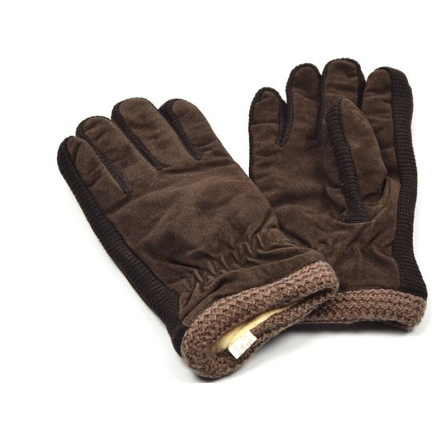 Handschoenen - Suède Handschoenen heren Leren Dames - Stijlvolle handschoenen - handschoenen winter - | Blokker