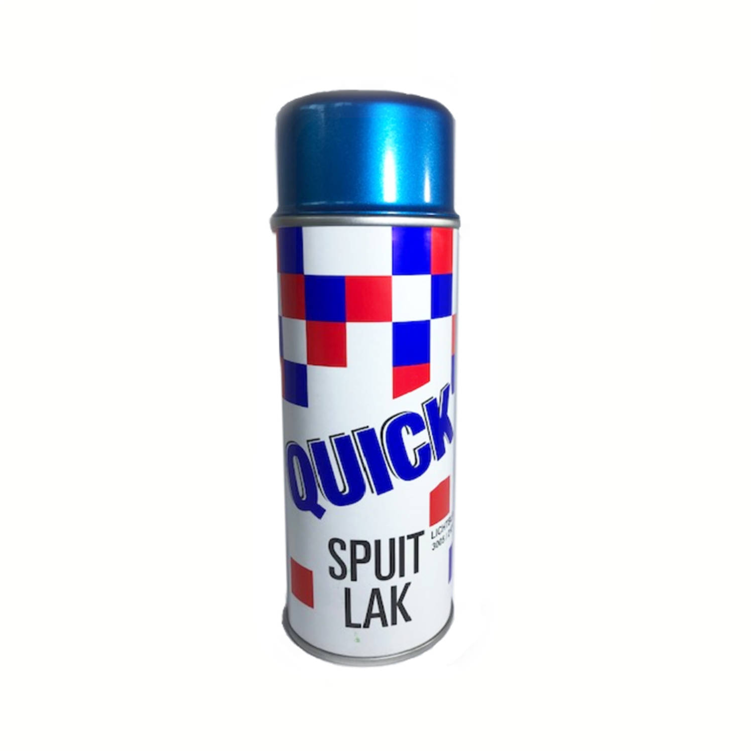 Spuitverf Spuitlak Spuitbus Lichtblauw metallic Vernis Sneldrogend Transparant Binnen & Buiten 400ml