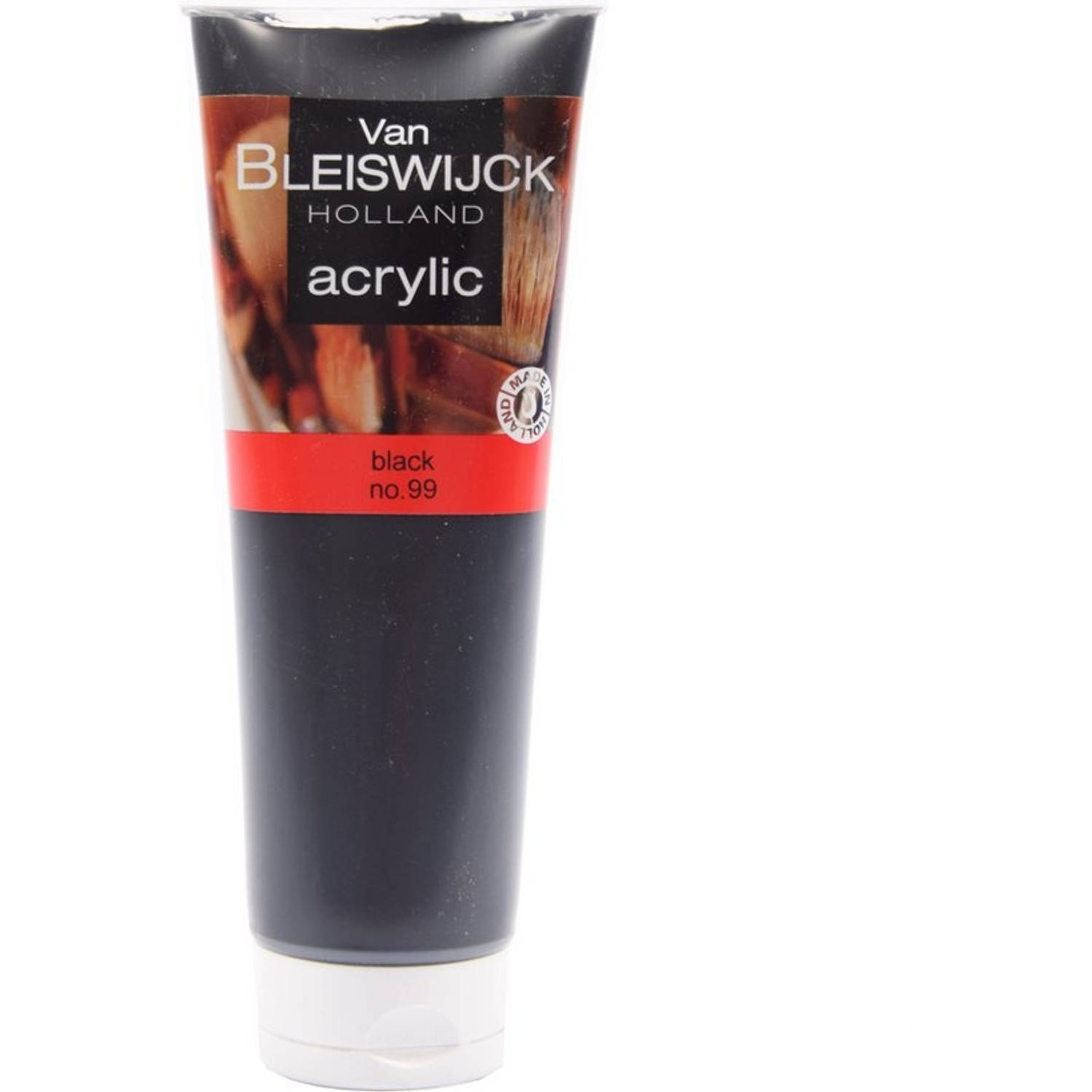 Acryl verf 250ML - Watervaste verf - Acrylverf zwart - Zwart nummer 99