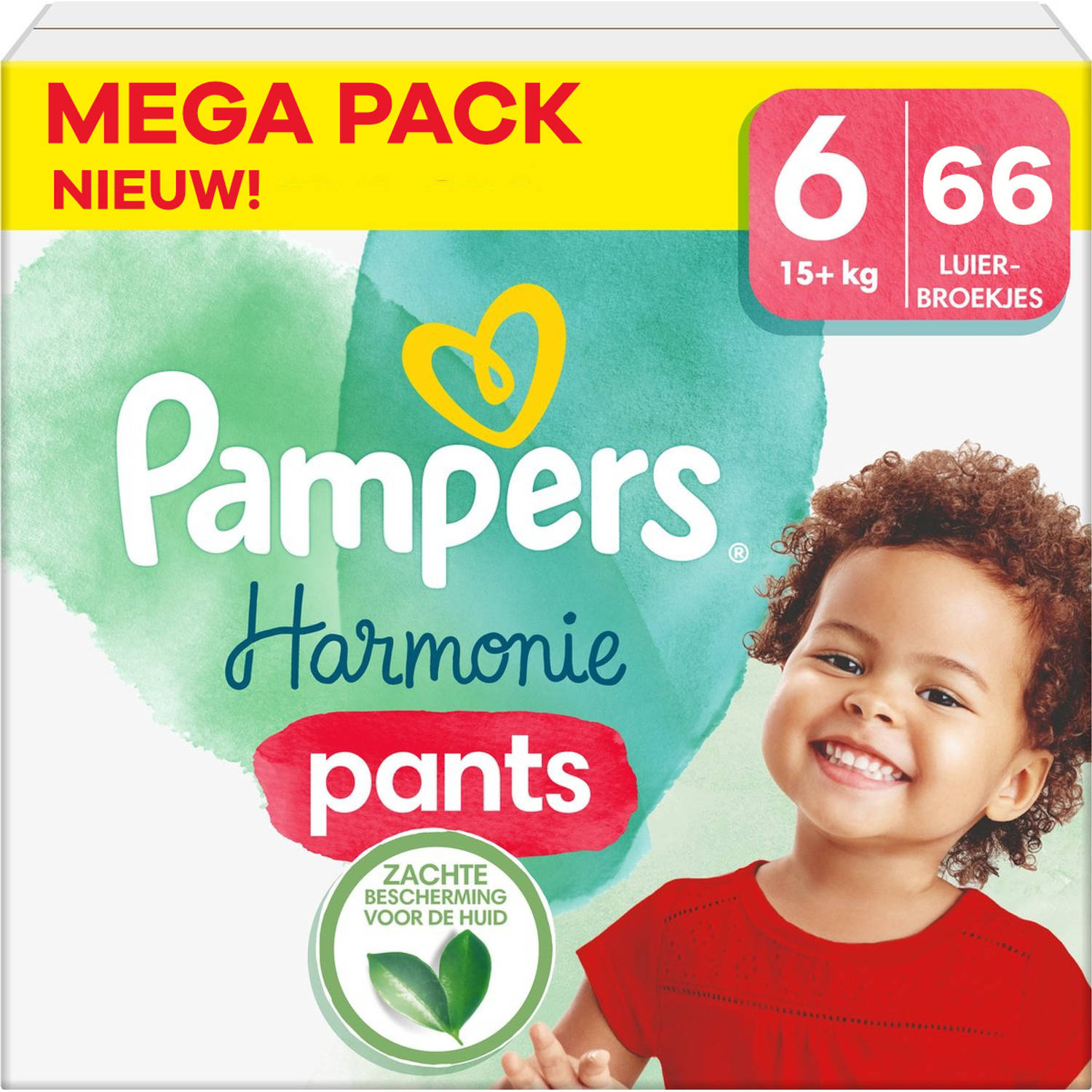 Pampers Harmonie Pants Maat 6 Mega Pack 66 Stuks 15+ Kg