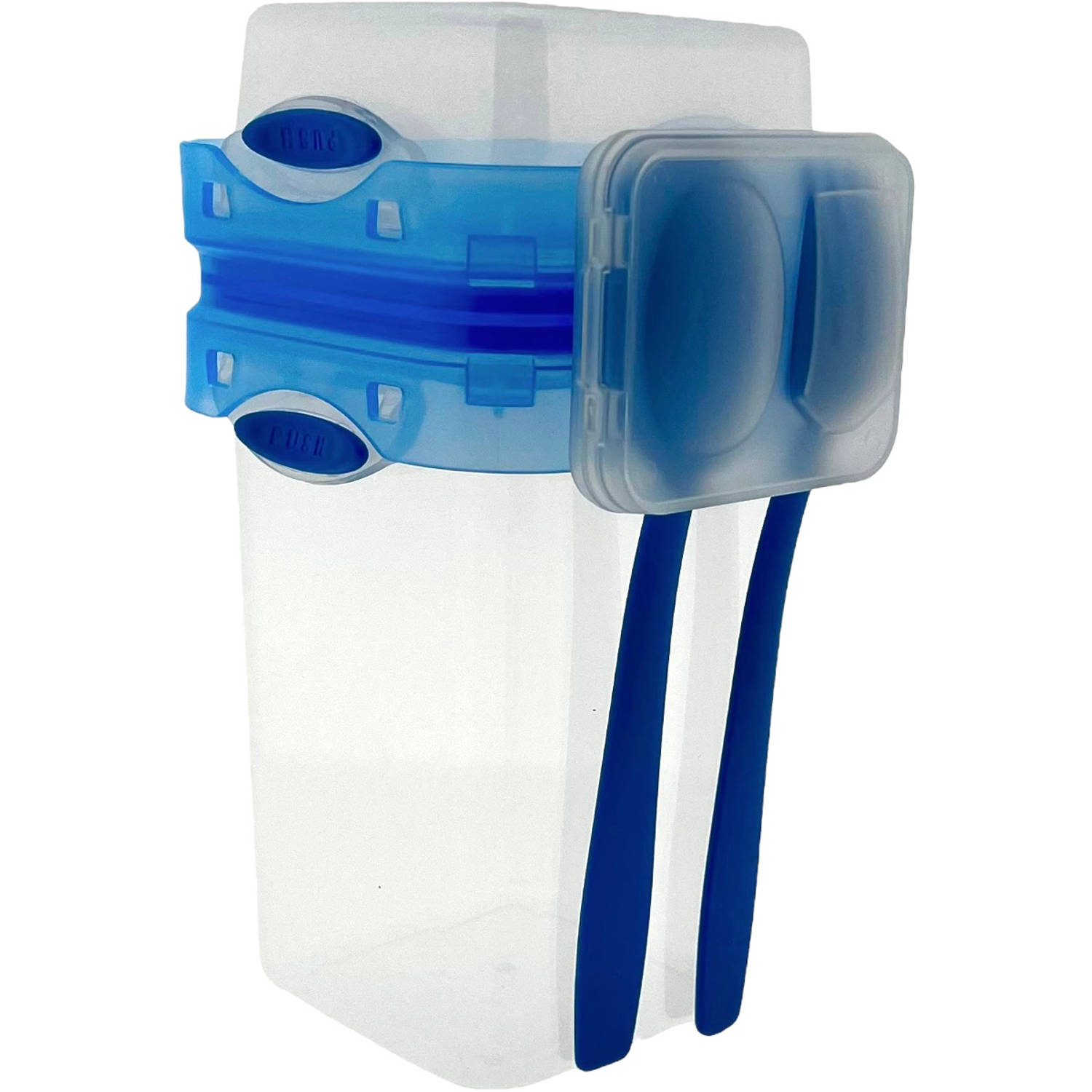 Tala Push & Push Lunchbox Twinpack Met Bestek 230 & 650 ml