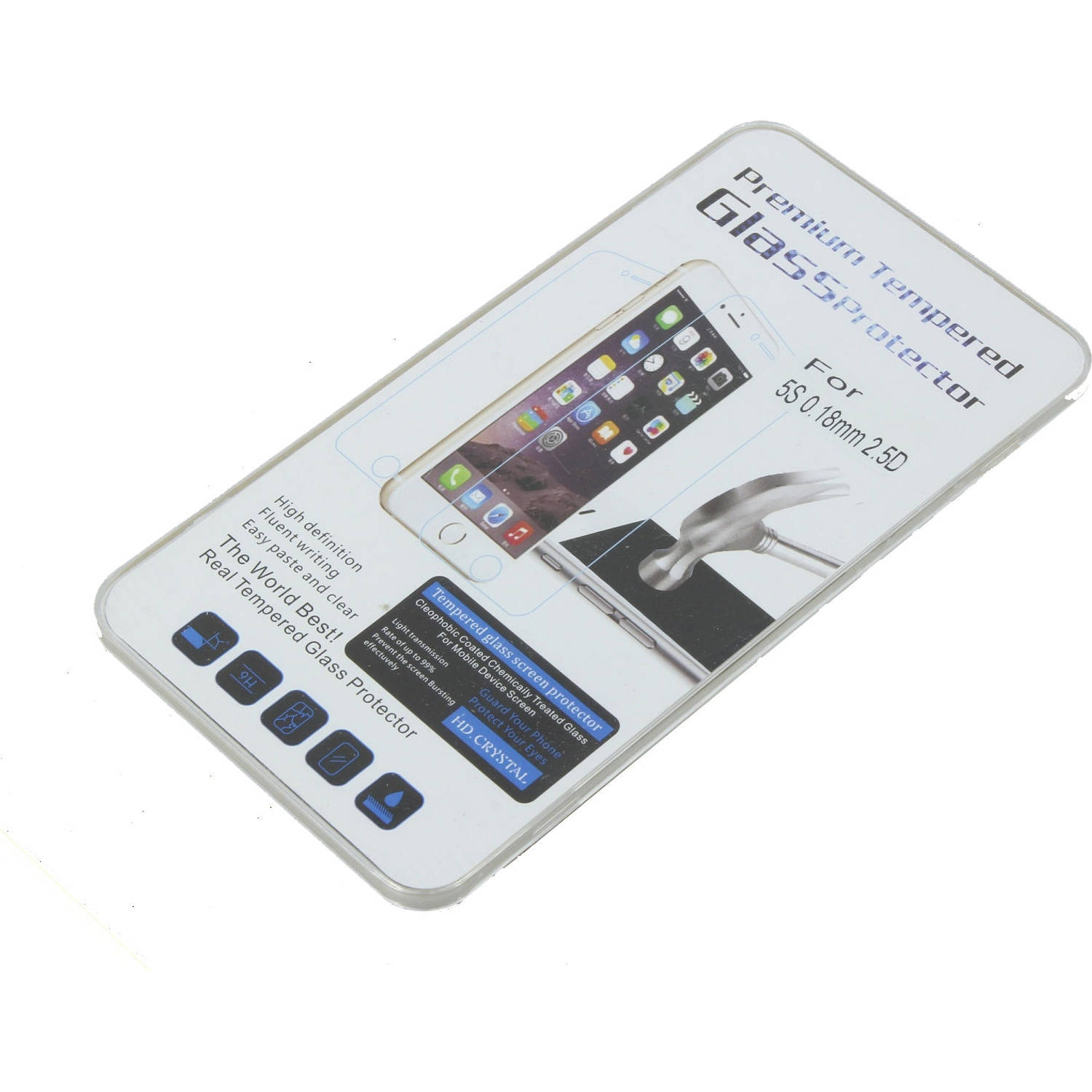 0.18mm Flexible Tempered Glass iPhone 5, 5S, 5C & SE