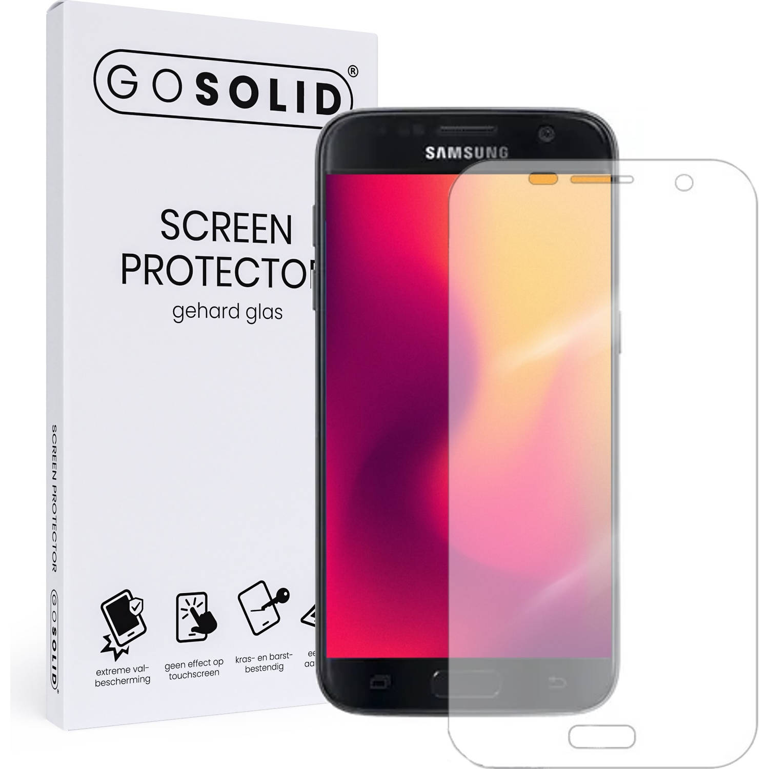 GO SOLID! Screenprotector voor Samsung S6 Edge Plus