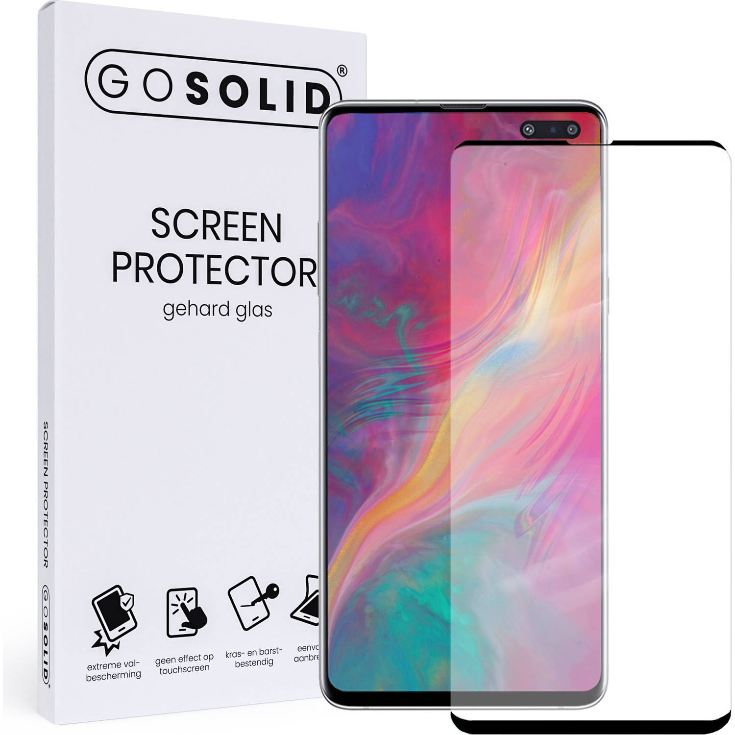 GO SOLID! Screenprotector voor Samsung Galaxy S10 5G