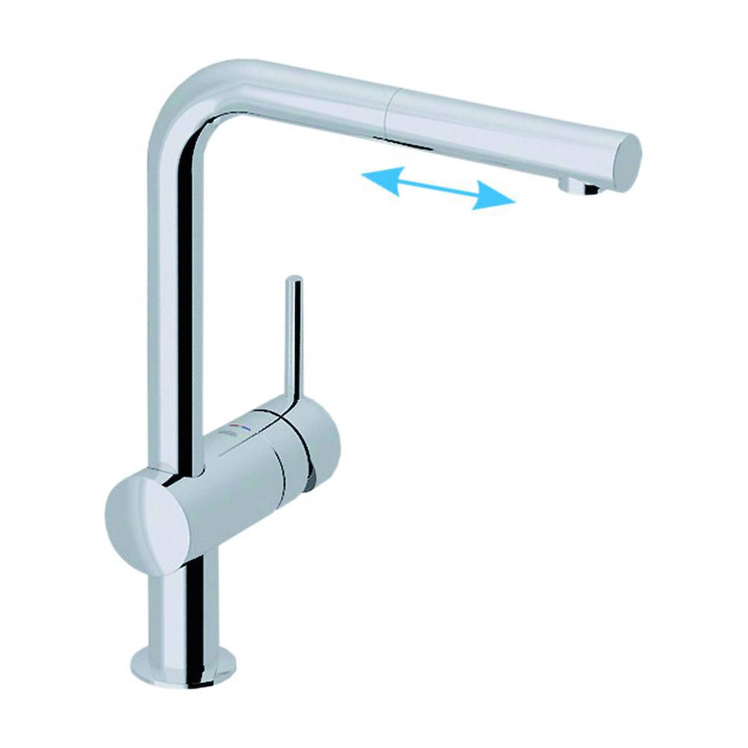 Grohe Minta keukenmengkraan chroom 32168000