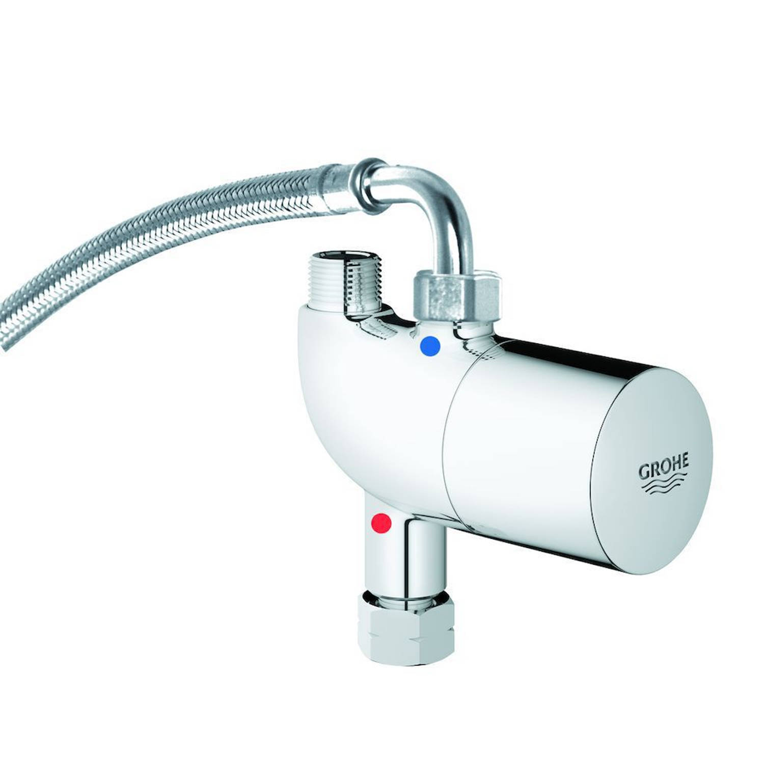 Grohe Grohtherm onderbouw thermostaat, chroom