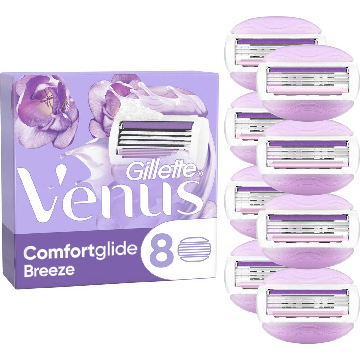 Gillette Venus Comfortglide Breeze Scheermesjes 8 stuks
