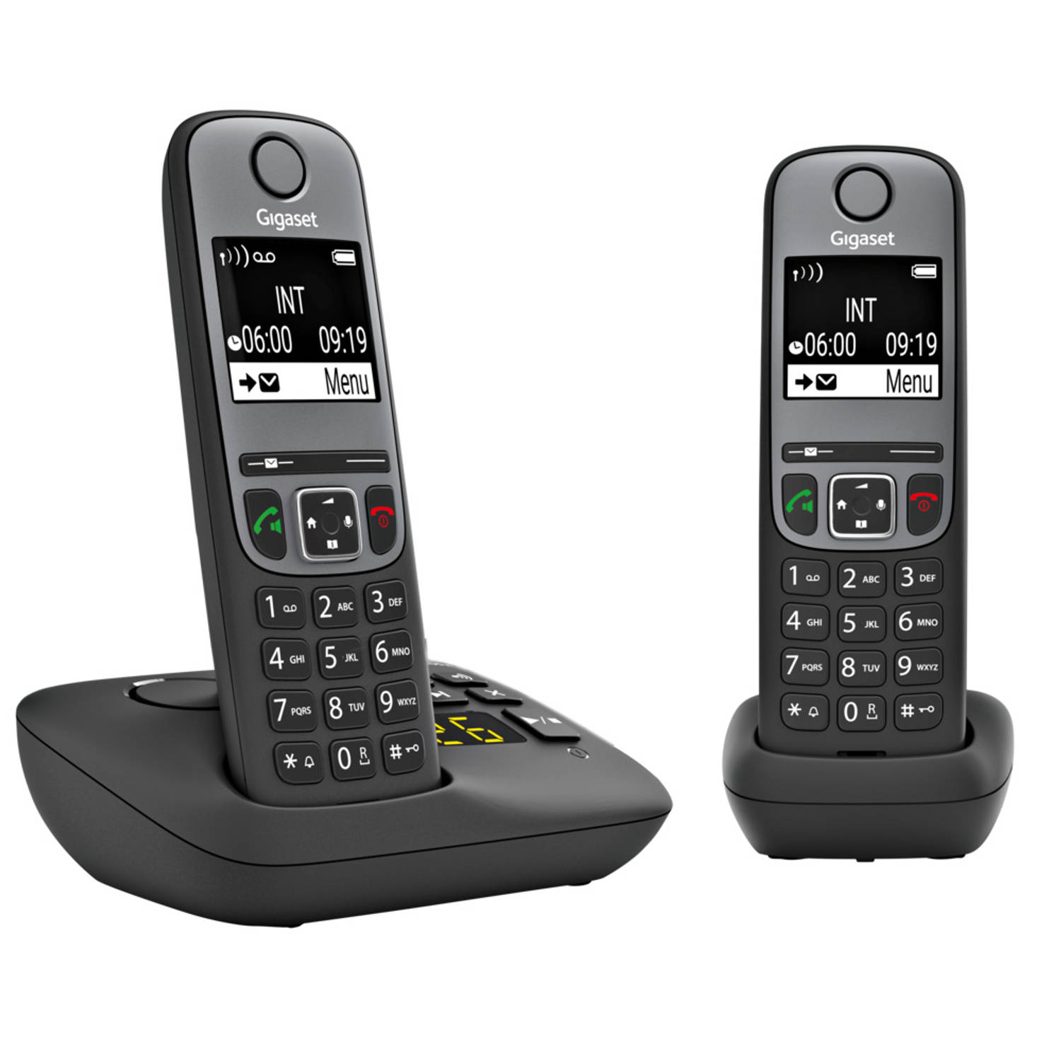 Gigaset A705A Duo Dect telefoon Zwart