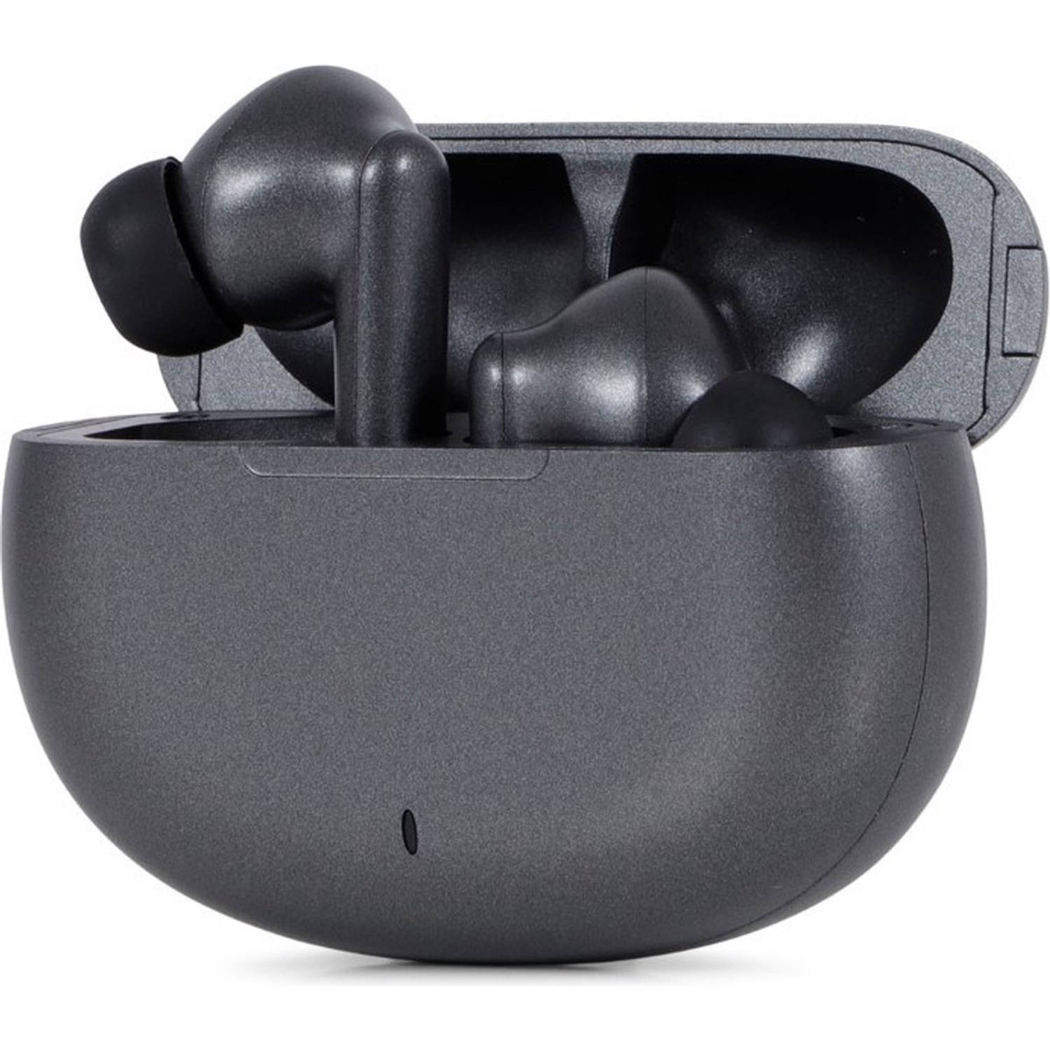 Brainz Draadloze In-ear Oordopjes Noice Cancelling Bluetooth Headset Antraciet Metallic