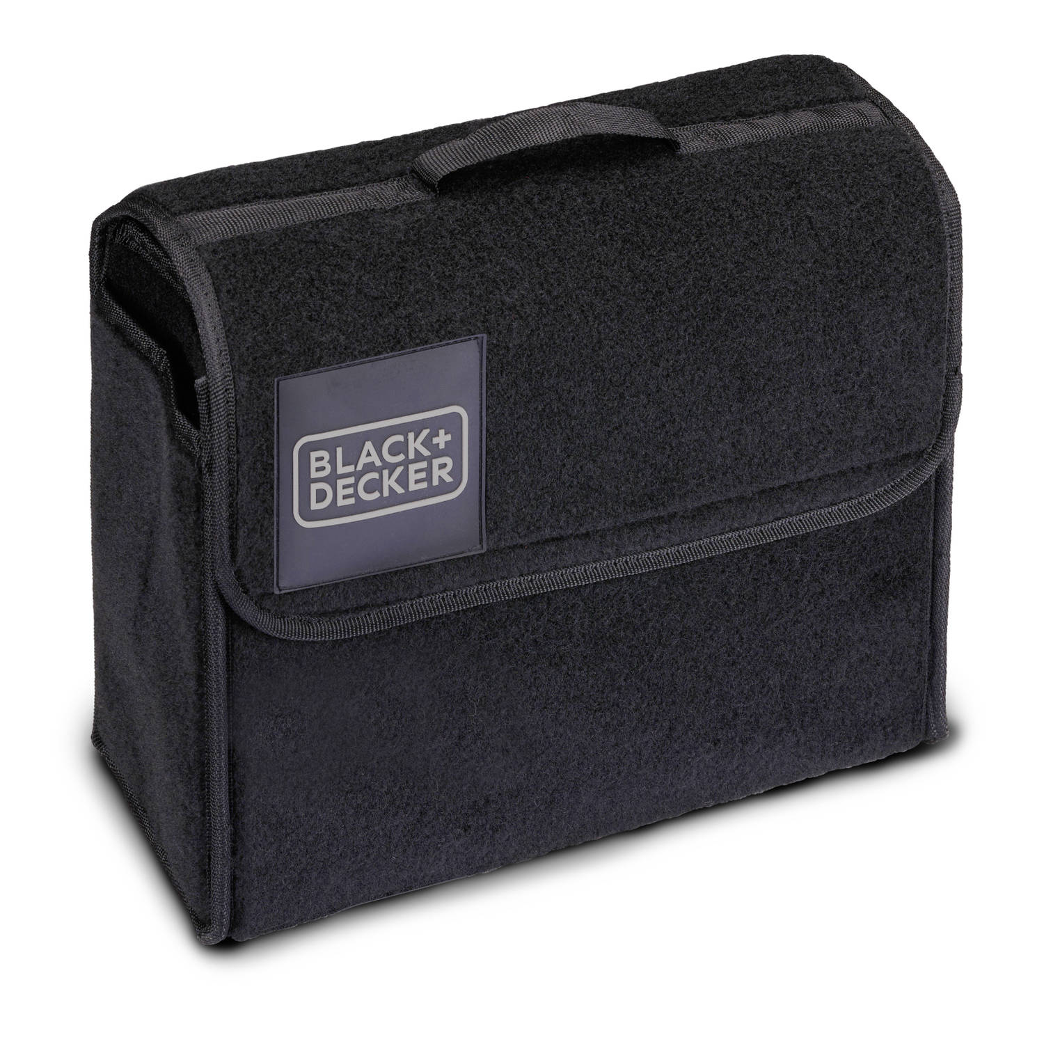 BLACK+DECKER Auto Organizer - 29 x 15 x 30 CM - Met Klittenband - Handvat - Zwart