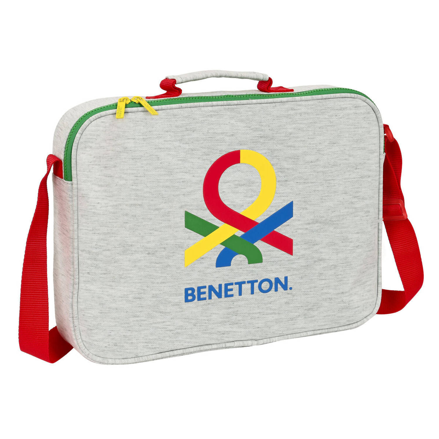 Schooltas Benetton Pop Grijs (38 x 28 x 6 cm)