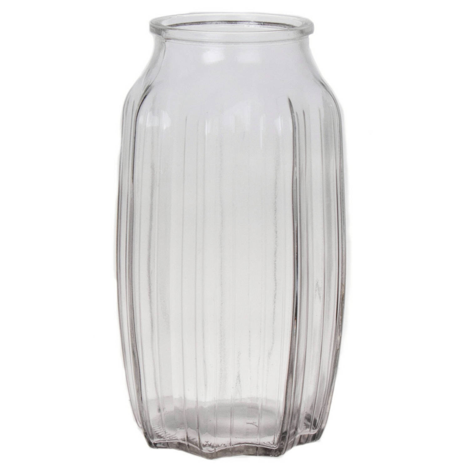Bloemenvaas Helder Transparant Glas D12 X H22 Cm Vazen
