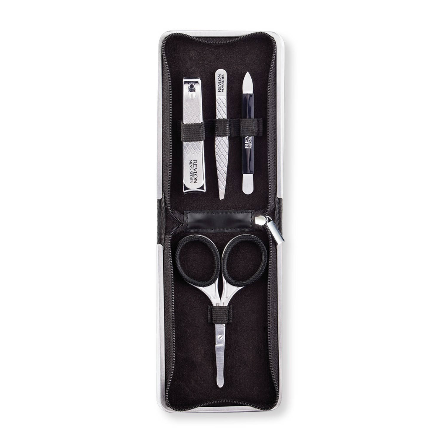 Men's Series Essential Grooming set schaar + pincet + nagelknipper + vijl 42063