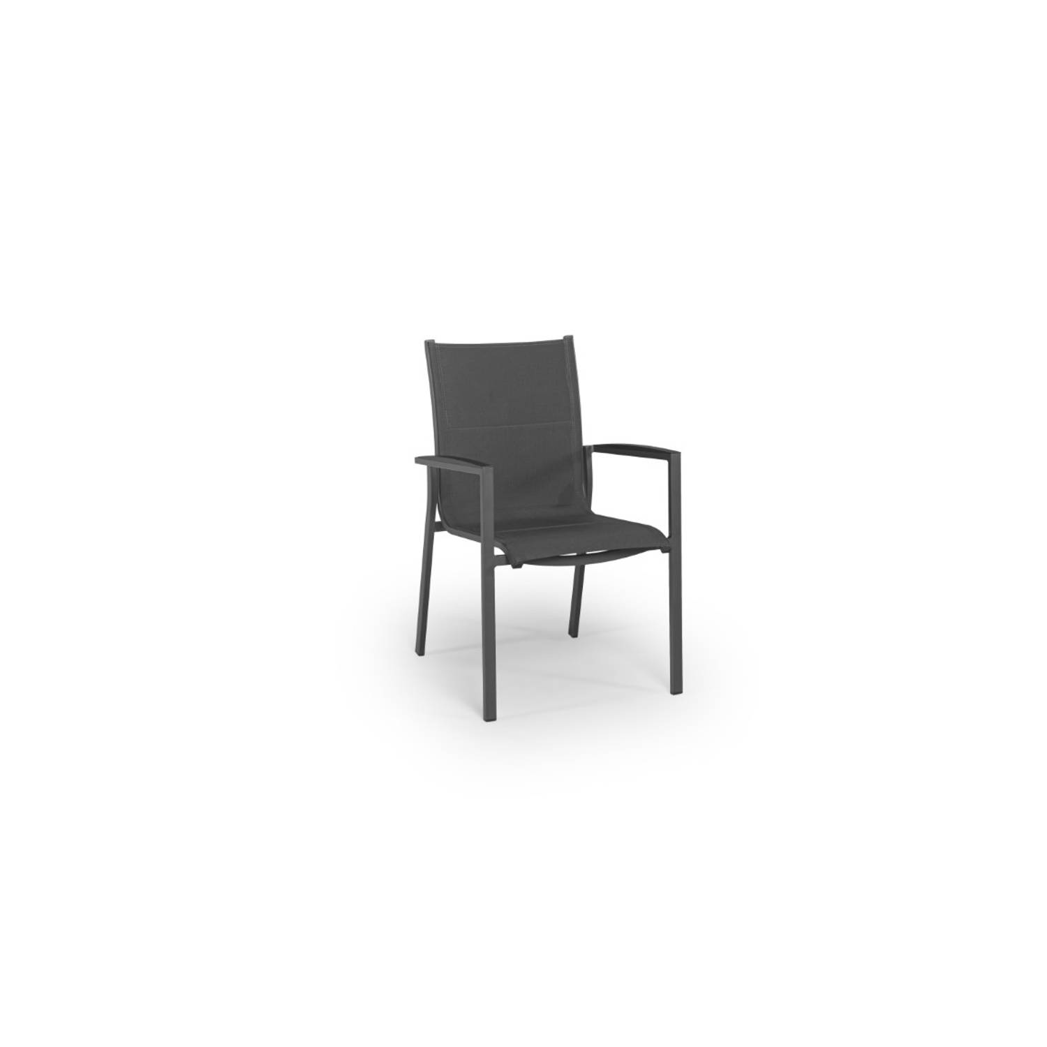 Foxx Stockable Chair Antraciet / Aluminium