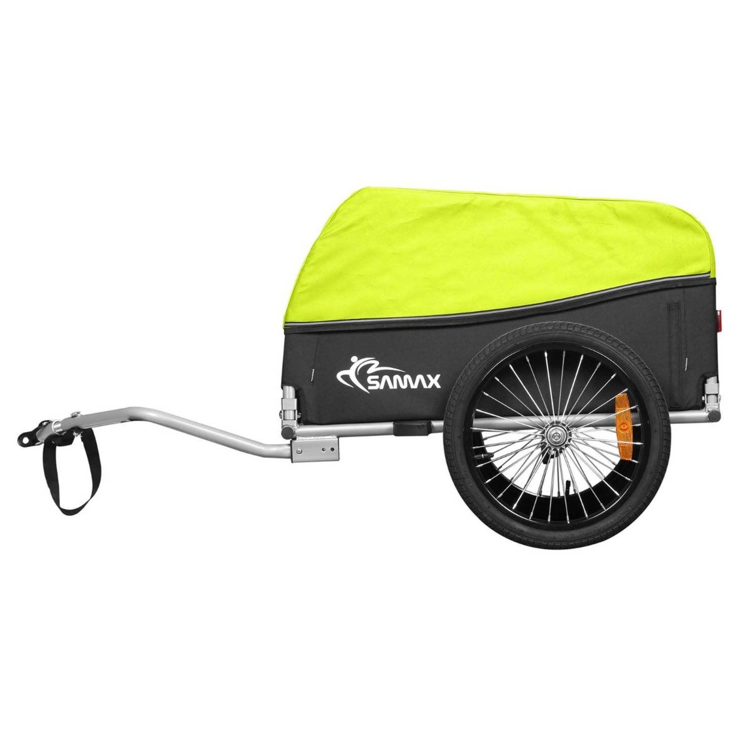 Lee Schepsel patroon SAMAX fietskar-fietsaanhanger-bagagekar- belastbaar tot 40 kg-inhoud 120  liter in groen/grijs - Grey Edition | Blokker